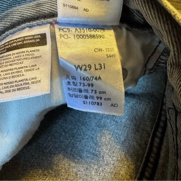 Levi’s ‘94 Baggy grey denim, women’s size 29 - Picture 4 of 5